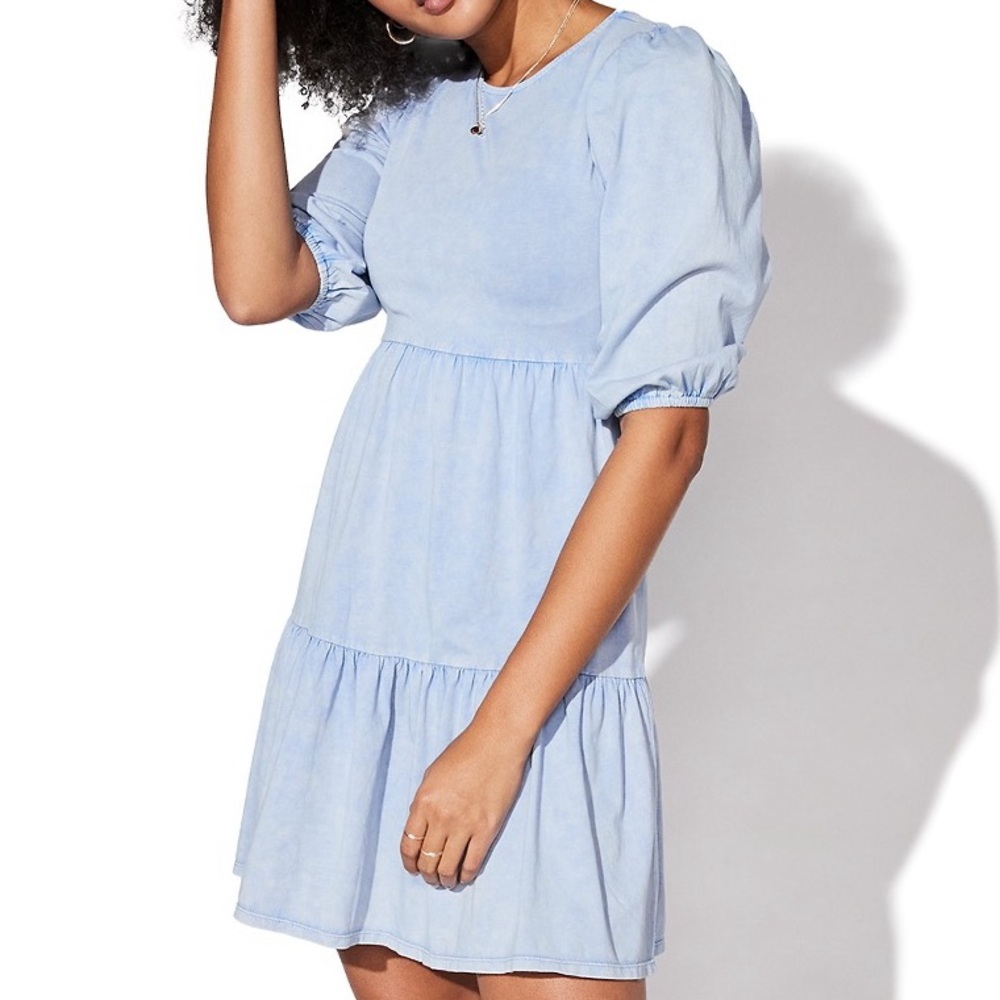 Vylette Tiered Babydoll Dress